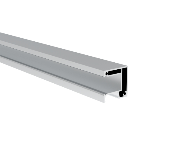 Alumínium kerítés adapter 21 mm-es kitöltéshez - 6000 mm